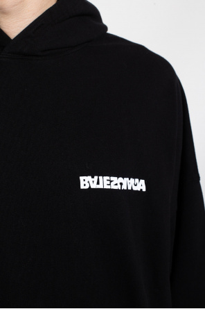 Balenciaga Logo-embroidered hoodie