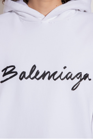 Balenciaga Patterned crew-neck hoodie