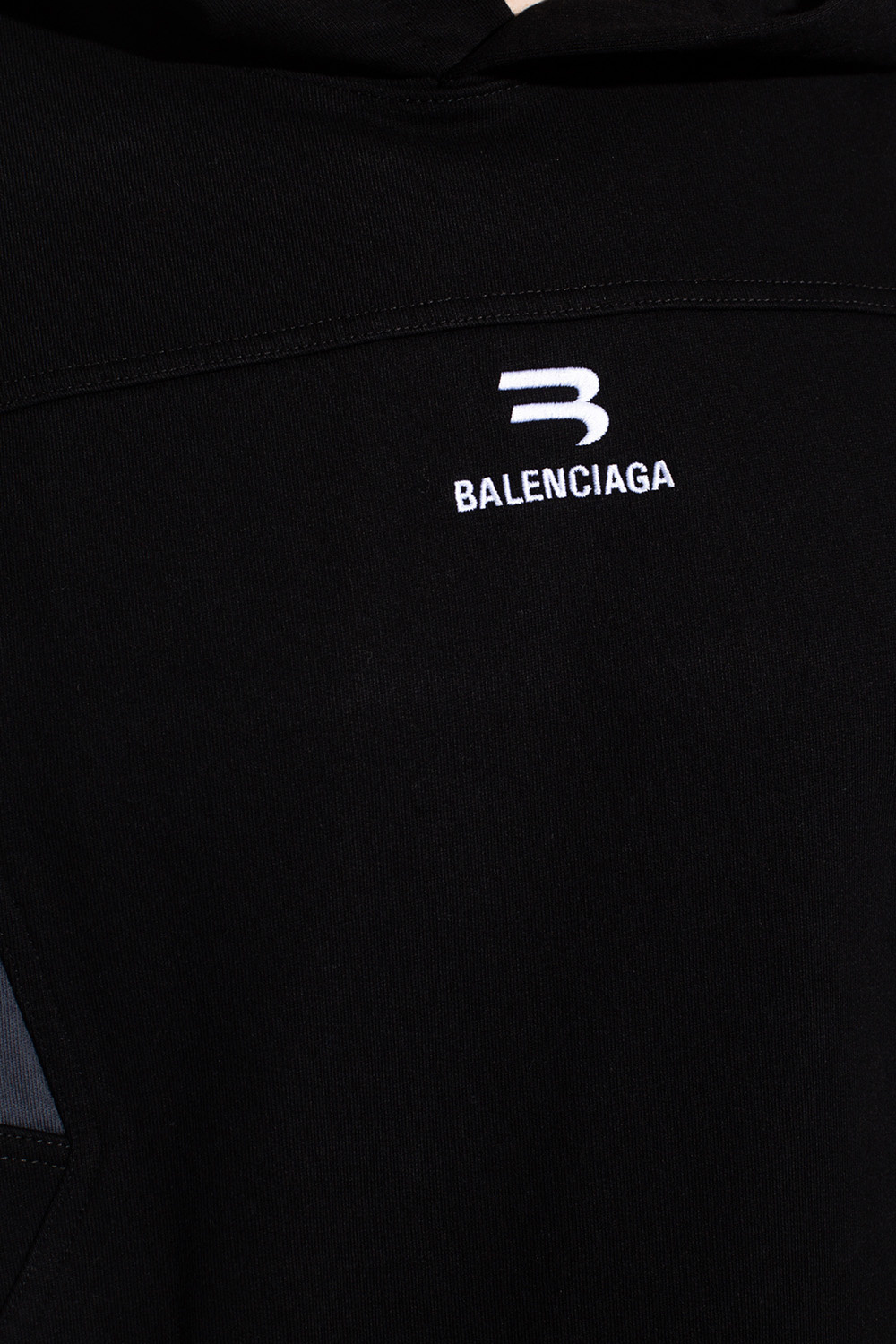 Balenciaga Logo-embroidered hoodie