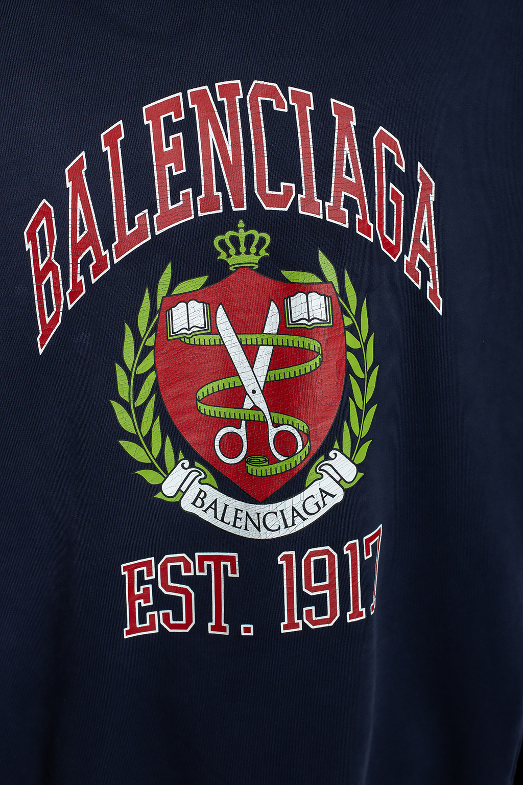 Balenciaga Worn-out hals sweatshirt