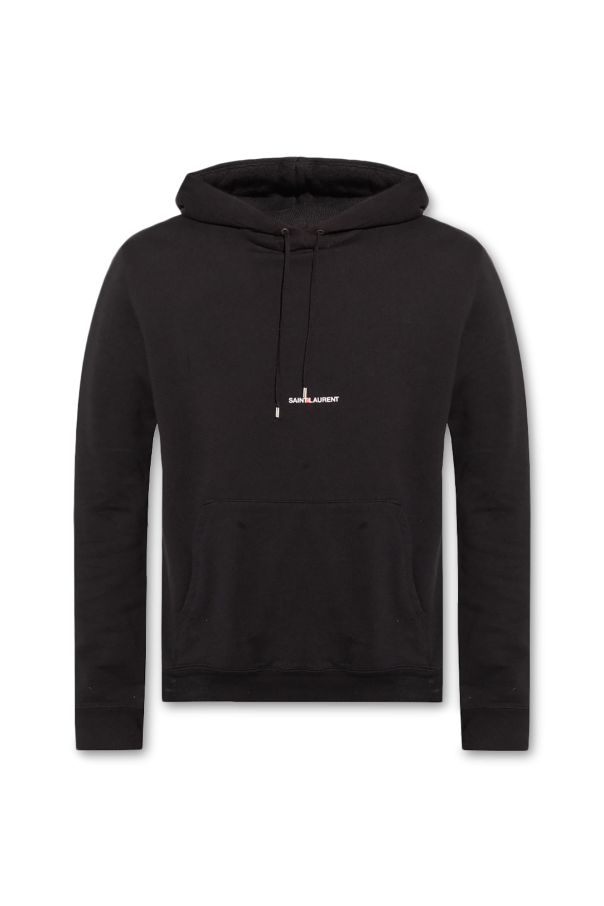 Saint Laurent Logo-printed hoodie