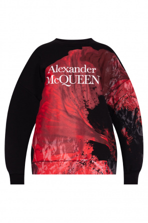 Alexander McQueen silk peplum blouse