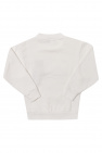 Balenciaga Kids Balenciaga Kids Weißes Baumwoll-T-Shirt mit Tierprint-Logo von