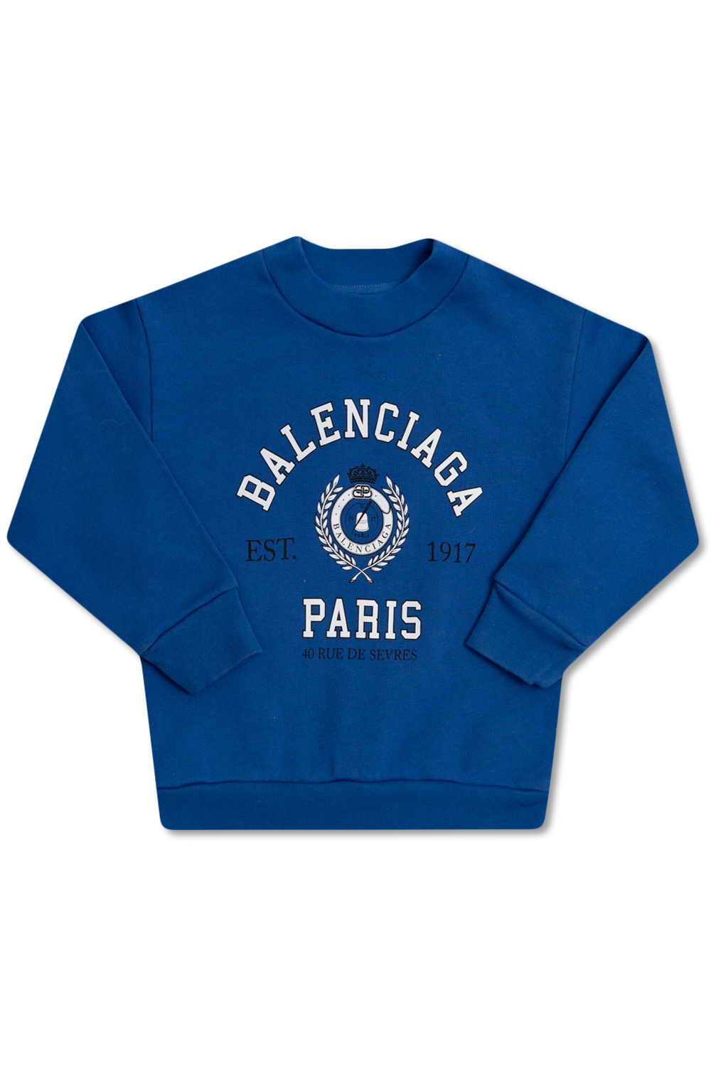 Balenciaga Kids Reclaimed Vintage Czarny T-shirt z efektem sprania i haftowanym logo