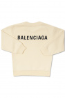 Balenciaga Kids pullover knitted hoodie Toni neutri