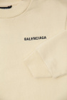 Balenciaga Kids pullover knitted hoodie Toni neutri