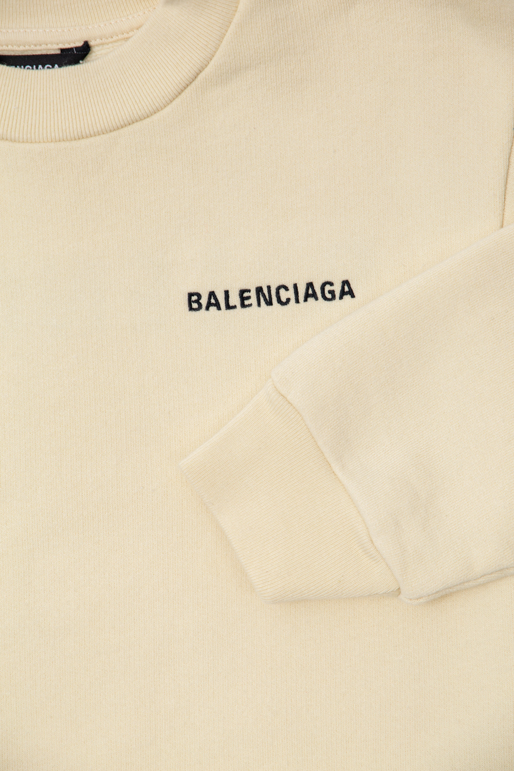 Balenciaga Kids Vans T-shirt boyfriend bianca a maniche lunghe