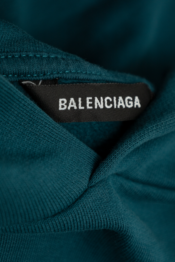 Balenciaga Kids Logo-embroidered hoodie