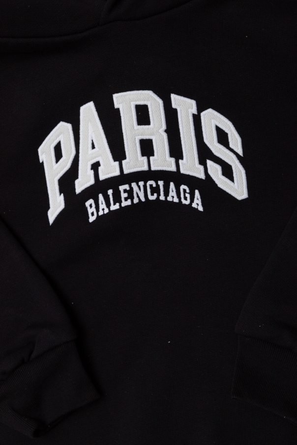 Balenciaga Kids Chimney hoodie with logo