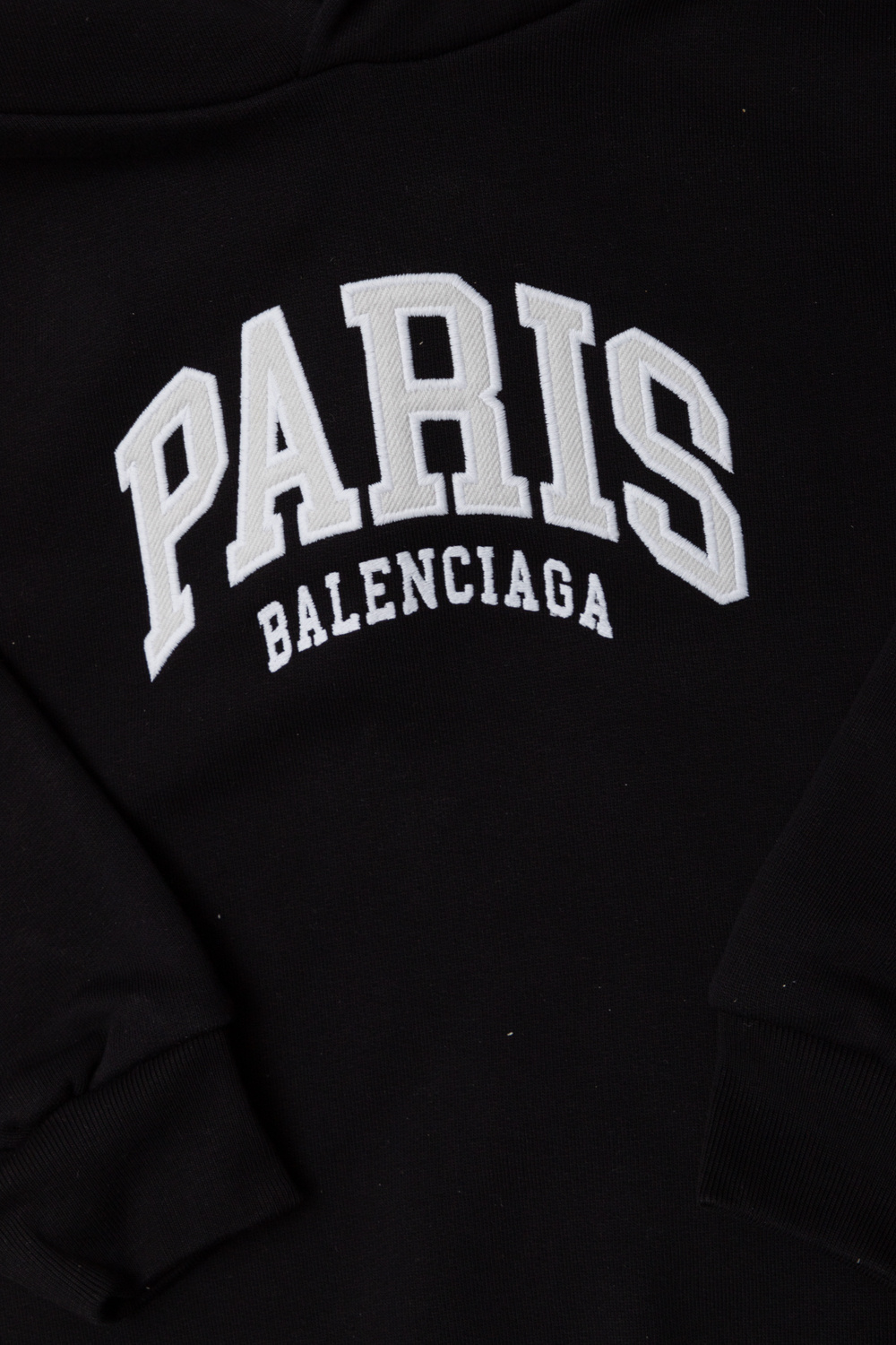 Balenciaga Kids Shirt In Black Cashmere