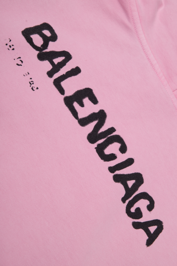 Balenciaga Kids all-over print long-sleeve shirt