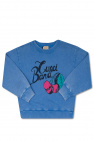 Gucci chain-trim button-front knitted cardigan Blue