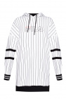 Fila WHITE Oversize hoodie with logo