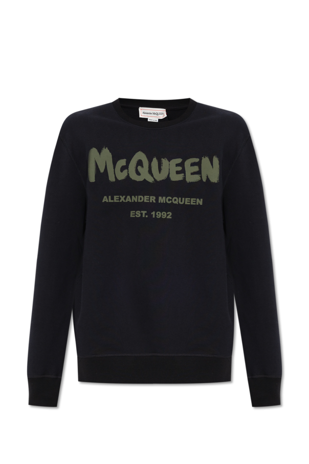 Alexander McQueen Bluza z logo
