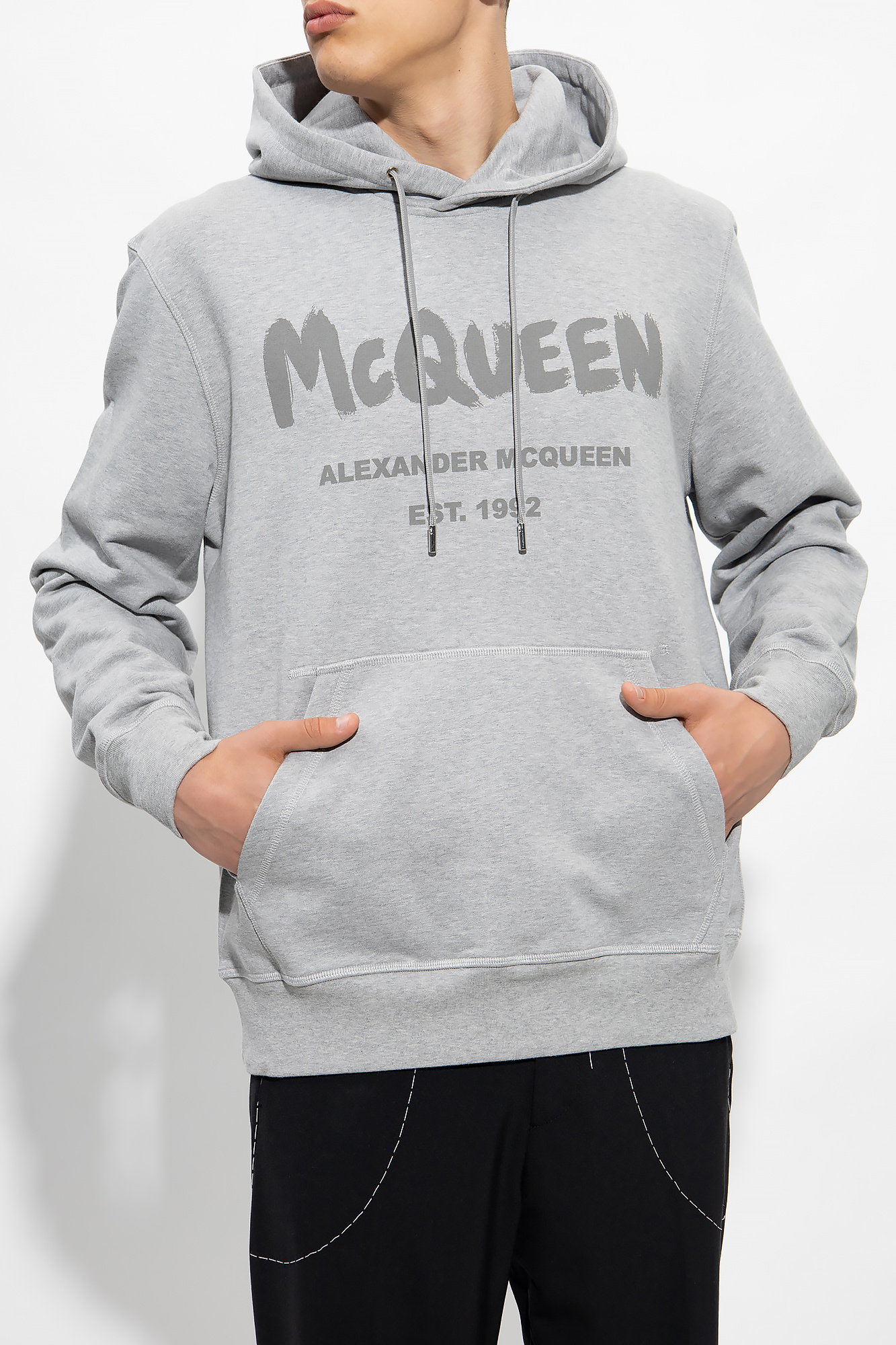 Alexander McQueen Bluza z logo