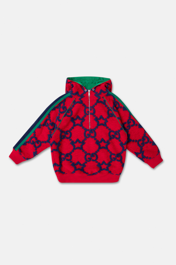 Gucci Kids Hoodie with GG pattern