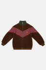 Gucci Kids BURGUNDY Faux-fur jacket