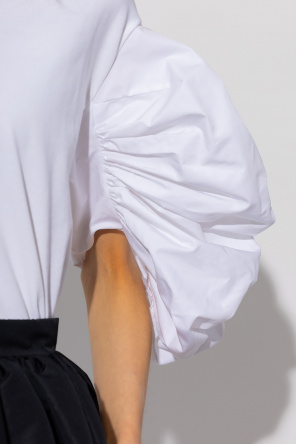 Alexander McQueen Top with puff sleeves