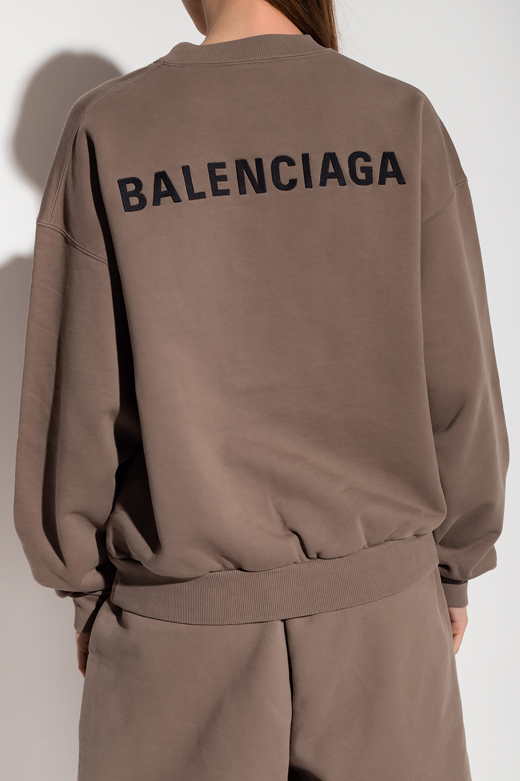 Brown Oversize sweatshirt Balenciaga - Vitkac France