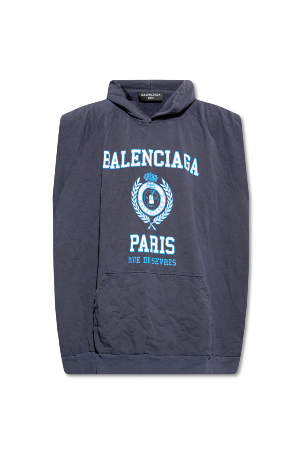 Balenciaga Oversize sleeveless sweatshirt