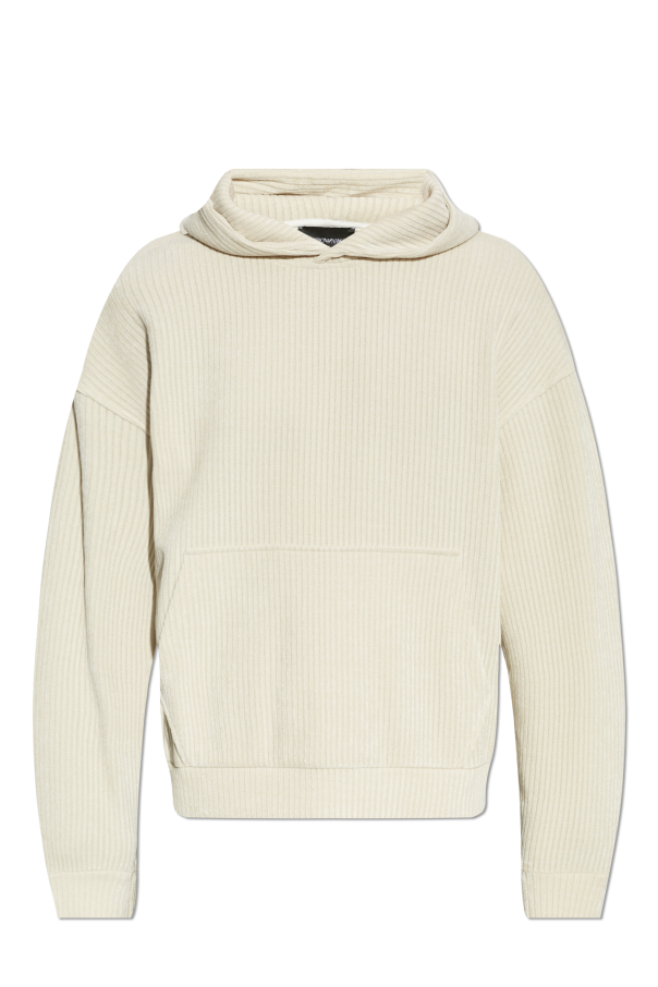 Emporio Armani Ribbed Hoodie