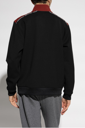 EA7 Emporio Armani Sweatshirt with stand-up collar