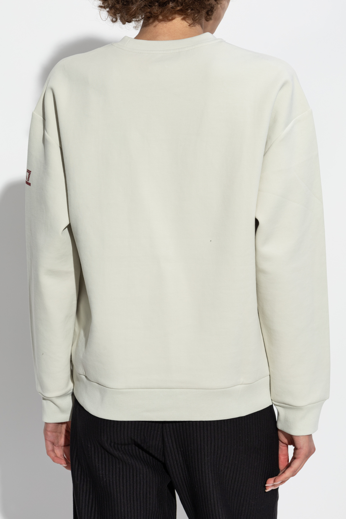 EMPORIO ARMANI SUKIENKA Z KRÓTKIMI RĘKAWAMI Cotton sweatshirt