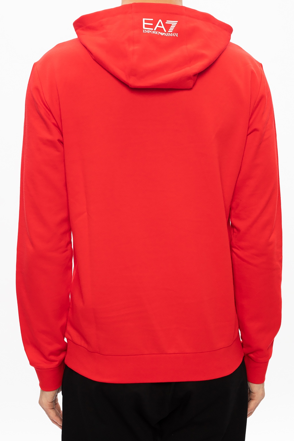 armani red hoodie