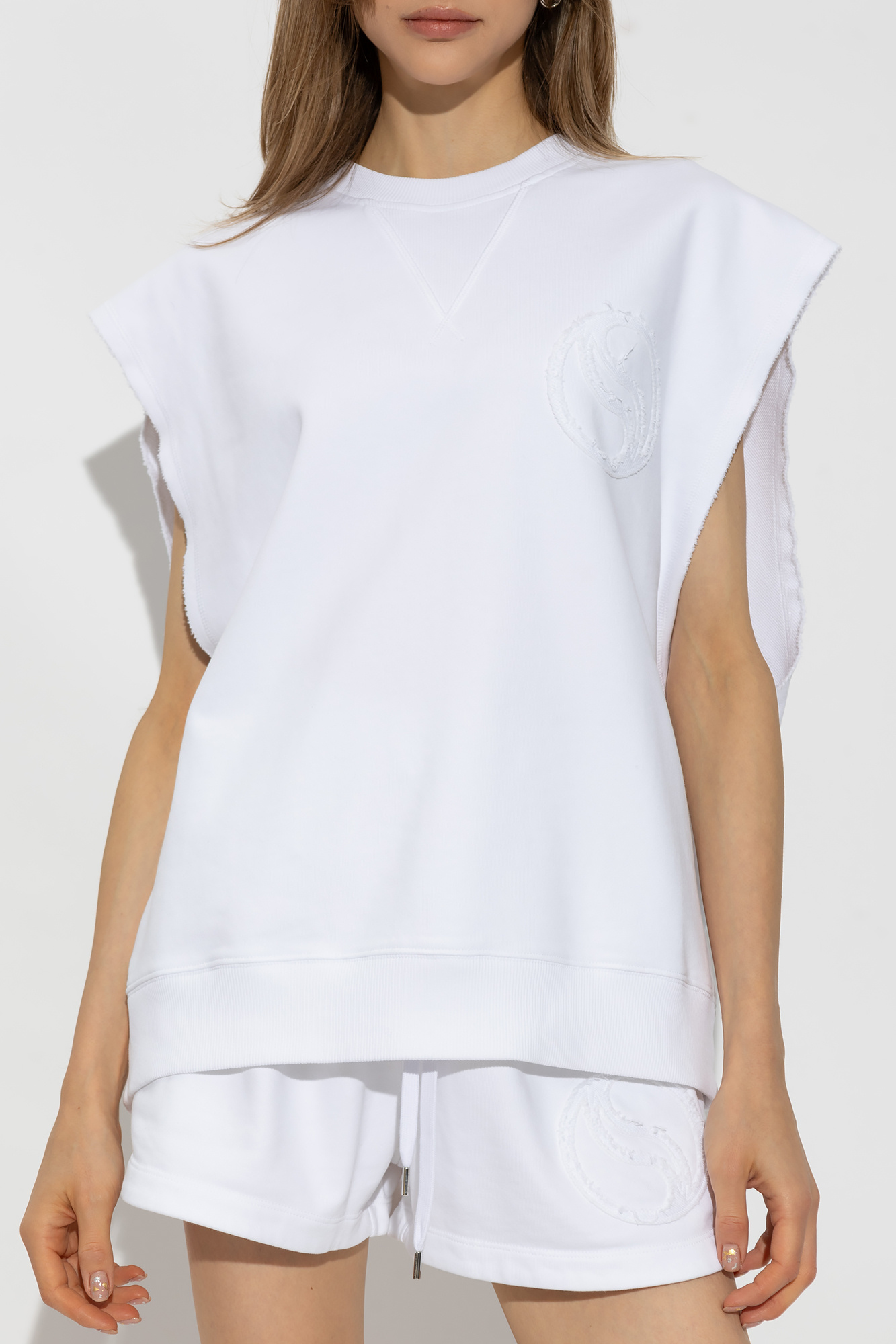 Stella McCartney Cotton vest with logo