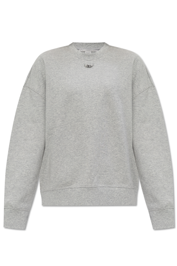 Stella McCartney Sweatshirt with logo-shaped appliqué