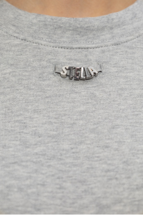 Stella McCartney Sweatshirt with logo-shaped appliqué