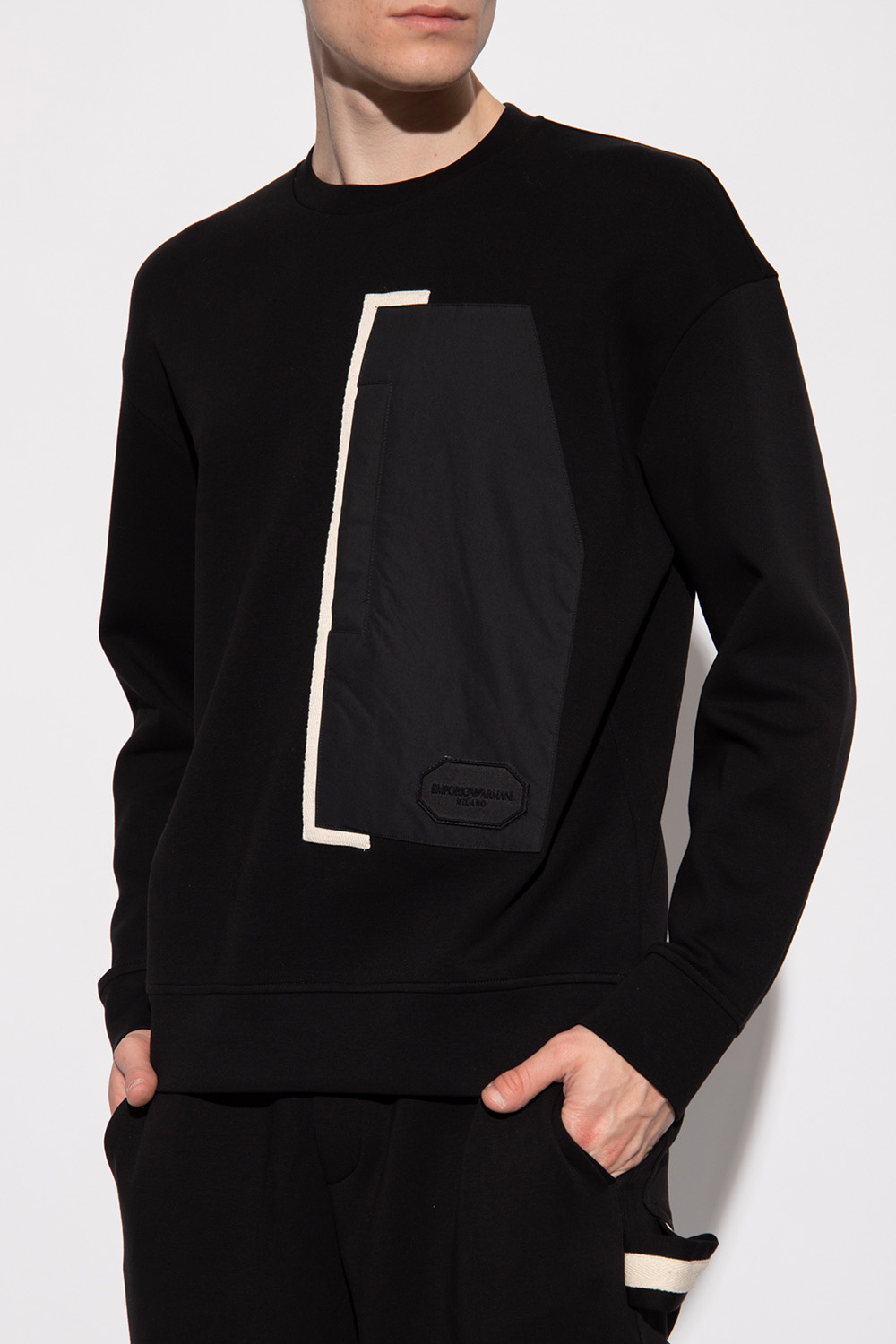 Emporio Armani Appliquéd sweatshirt