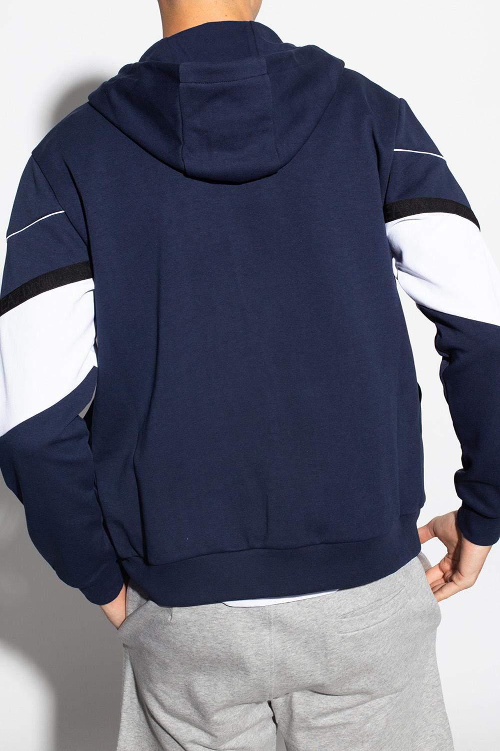 Set di 2 paia di calzini lunghi da uomo EMPORIO ARMANI Logo hoodie