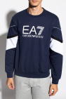 EA7 Emporio Armani Armani Racer eagle logo trainers in black