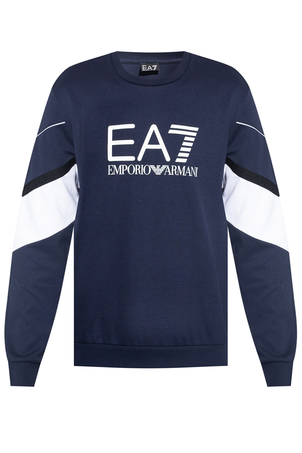 Emporio fringe armani round neck blouse Sweatshirt with logo