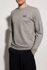 EA7 Emporio armani Black Sweatshirt with logo