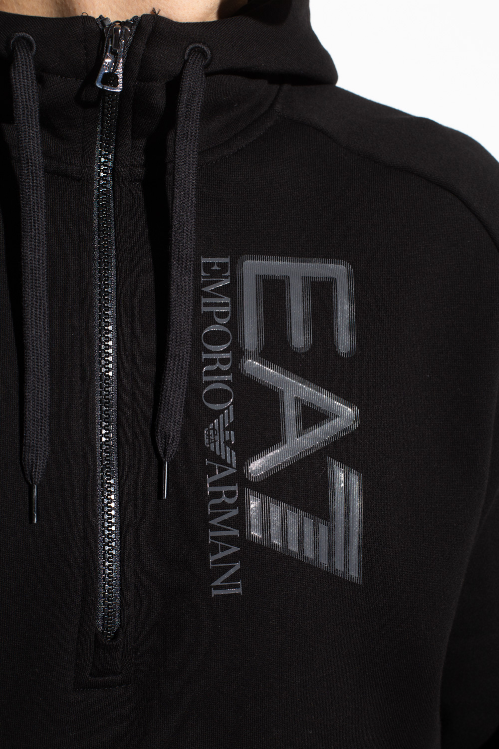 ea7 reflective hoodie