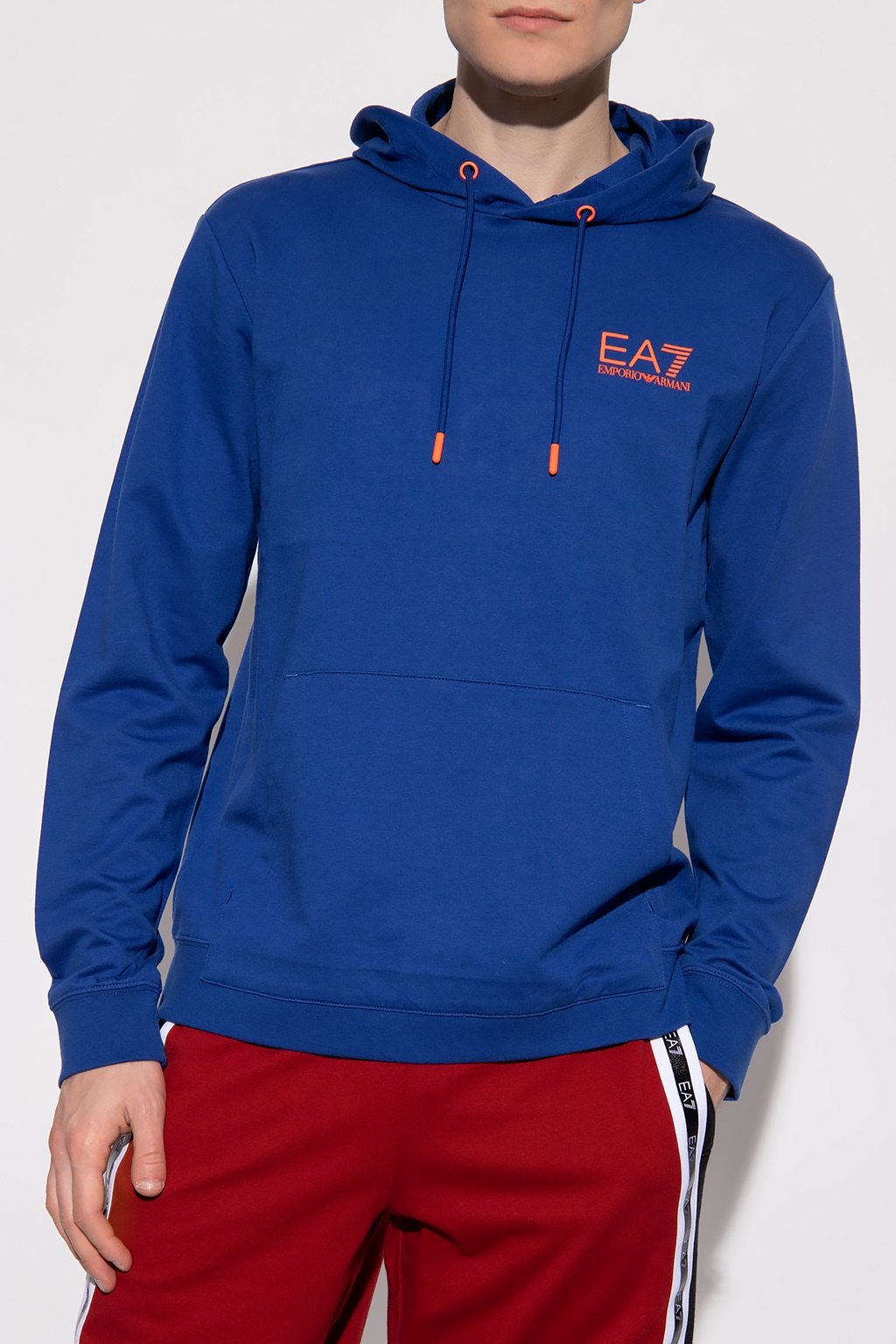 EA7 Emporio Armani Logo-printed hoodie