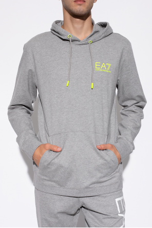 EA7 Emporio Armani Logo-printed hoodie