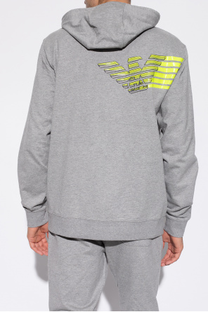 EA7 Emporio Armani Logo-printed hoodie