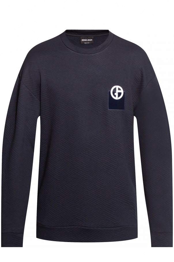 Giorgio Armani Logo-embroidered sweatshirt