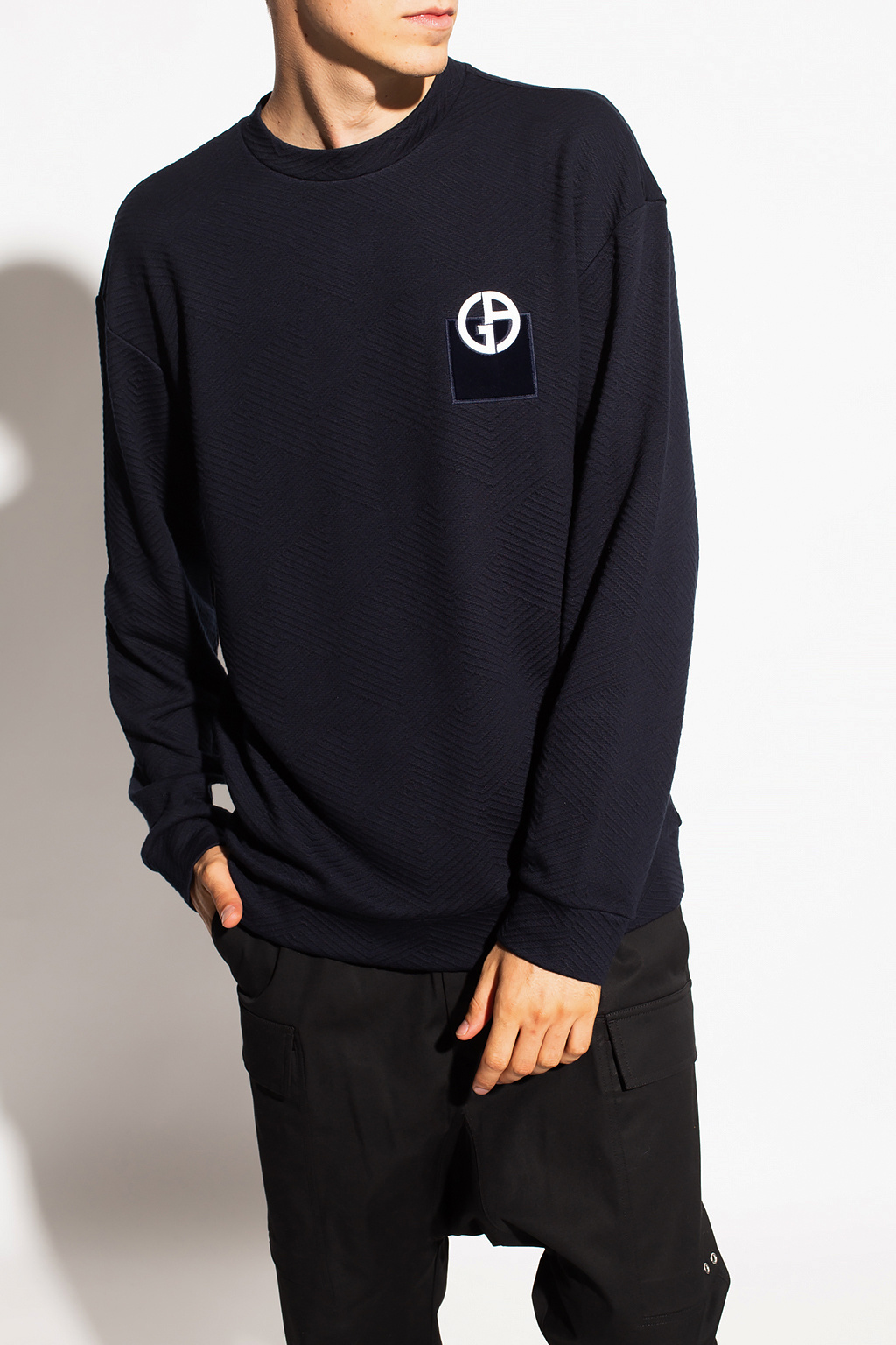 Giorgio Armani Logo-embroidered sweatshirt