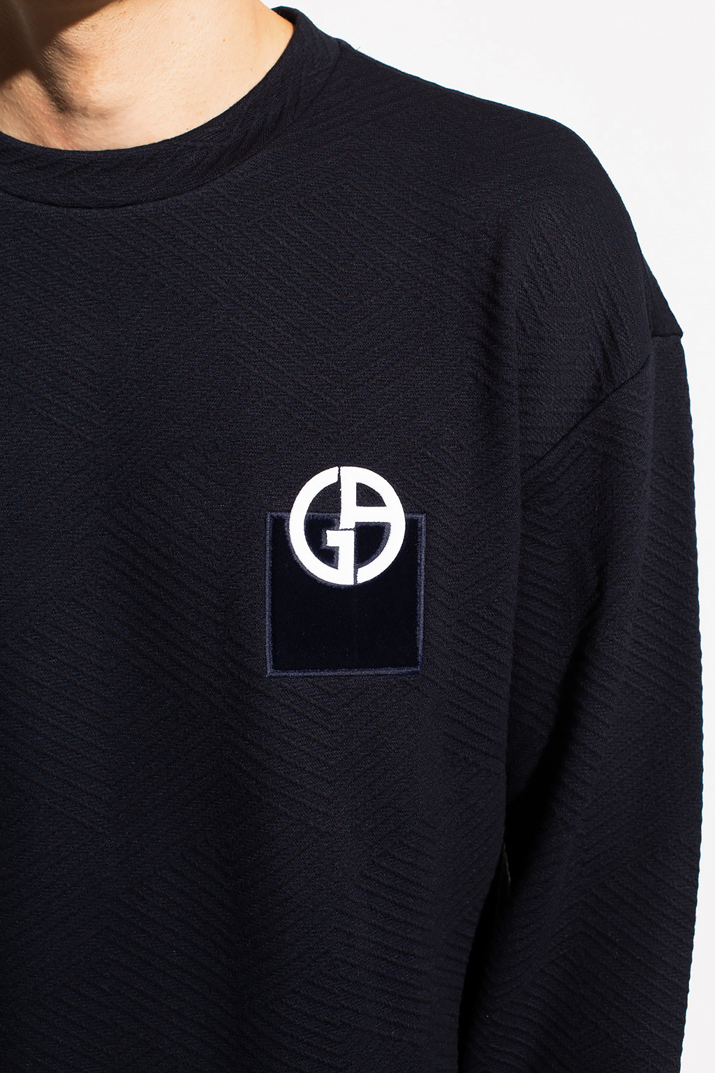 Giorgio Armani Logo-embroidered sweatshirt