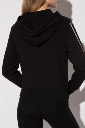 Emporio Armani elasticated mini skirt Printed hoodie