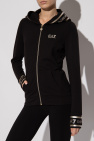 EA7 Emporio Armani BLACK Printed hoodie