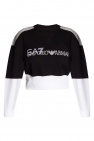 EA7 Emporio armani Baby Cropped sweatshirt with logo
