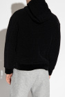 Emporio Armani BLACK Hoodie with monogram