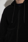 Emporio Armani BLACK Hoodie with monogram