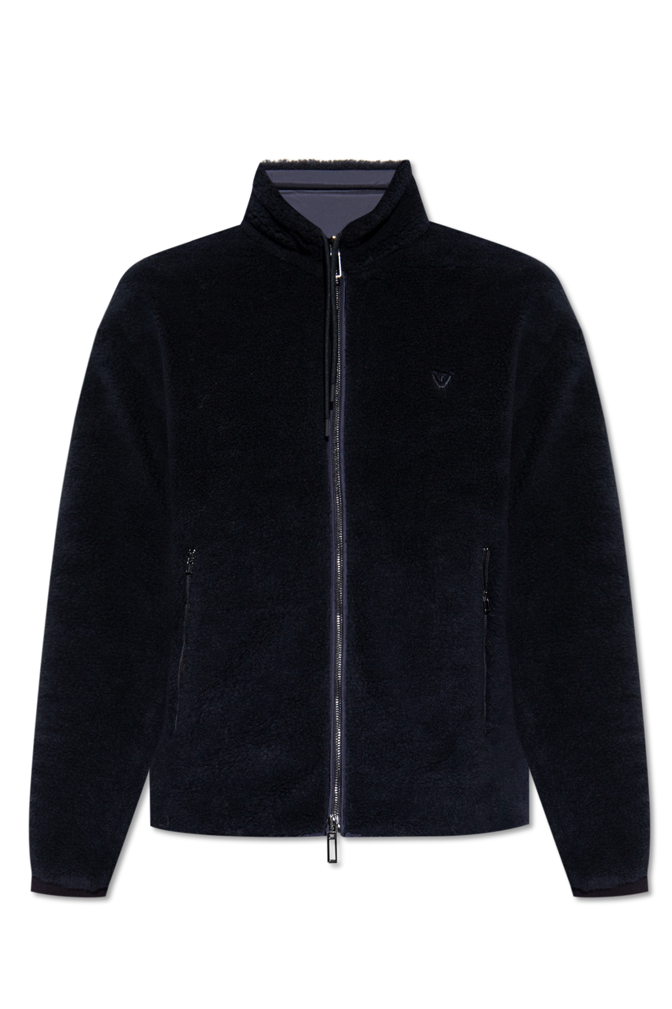 Emporio Armani Reversible jacket with stand collar