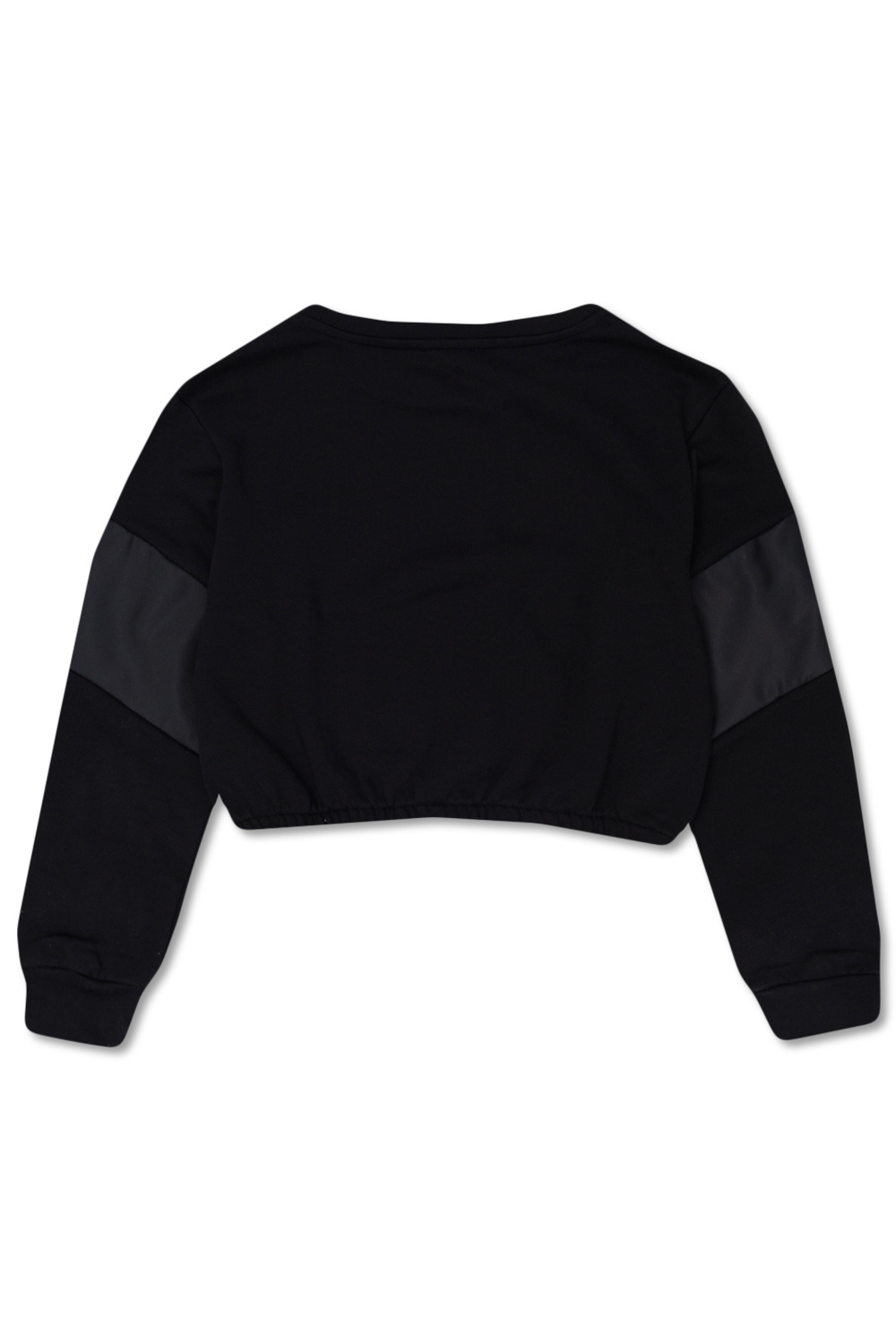 Balmain Kids cropped sweatshirt with logo balmain sweater eae